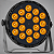 Canhao De Led Luz De Palco Refletor Par Led 18 Leds 18w Rgbwauv Hexaled 324w Automatico Ritmico Dmx - 127/220v - Imagem 1