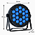 Canhao De Led Luz De Palco Refletor Par Led 18 Leds 18w Rgbwauv Hexaled 324w Automatico Ritmico Dmx - 127/220v - Imagem 4