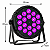 Canhao De Led Luz De Palco Refletor Par Led 18 Leds 18w Rgbwauv Hexaled 324w Automatico Ritmico Dmx - 127/220v - Imagem 4