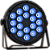Canhao De Led Parled 18 Leds 18w Rgbwauv Hexaled Dmx - Imagem 1