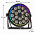 Canhao De Led Luz De Palco Refletor Par Led 18 Leds 12w Rgbw Quadriled 216w Borda Led Automatico Ritmico Dmx - 127/220v - Imagem 4