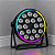 Canhao De Led Luz De Palco Refletor Par Led 18 Leds 12w Rgbw Quadriled 216w Borda Led Automatico Ritmico Dmx - 127/220v - Imagem 2