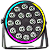 Canhao De Led Luz De Palco Refletor Par Led 18 Leds 12w Rgbw Quadriled 216w Borda Led Automatico Ritmico Dmx - 127/220v - Imagem 1