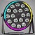 Canhao De Led Luz De Palco Refletor Par Led 18 Leds 12w Rgbw Quadriled 216w Borda Led Automatico Ritmico Dmx - 127/220v - Imagem 1