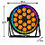 Canhao De Led Luz De Palco Refletor Par Led 18 Leds 18w Rgbwauv Hexaled 324w Borda Led Automatico Ritmico Dmx - 127/220v - Imagem 4