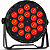 Canhao De Led Luz De Palco Refletor Par Led 18 Leds 12w Rgbw Quadriled 216w Automatico Ritmico Dmx - 127/220v - Imagem 1