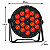 Canhao De Led Luz De Palco Refletor Par Led 18 Leds 12w Rgbw Quadriled 216w Automatico Ritmico Dmx - 127/220v - Imagem 4