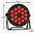 Canhao De Led Luz De Palco Refletor Par Led 18 Leds 12w Rgbw Quadriled 216w Automatico Ritmico Dmx - 127/220v - Imagem 4