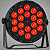 Canhao De Led Luz De Palco Refletor Par Led 18 Leds 12w Rgbw Quadriled 216w Automatico Ritmico Dmx - 127/220v - Imagem 1