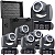 Kit 6 Moving Head Beam SOG-100WB 100w Borda Led - Imagem 1