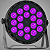 Canhao De Led Luz De Palco Refletor Par Led 18 Leds 18w Rgbwauv Hexaled 324w Automatico Ritmico Dmx - 127/220v - Imagem 1