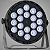 Canhao De Led Luz De Palco Refletor Par Led 18 Leds 12w Rgbw Quadriled 216w Automatico Ritmico Dmx - 127/220v - Imagem 1