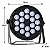 Canhao De Led Luz De Palco Refletor Par Led 18 Leds 12w Rgbw Quadriled 216w Automatico Ritmico Dmx - 127/220v - Imagem 4