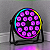 Canhao De Led Luz De Palco Refletor Par Led 18 Leds 18w Rgbwauv Hexaled 324w Borda Led Automatico Ritmico Dmx - 127/220v - Imagem 2
