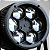 Canhao De Luz De Palco Projetor Beam Bee Eye 6 Leds 12w Rgbw Quadriled 72w Automatico Ritmico Dmx Profissional 127/220V - Imagem 3