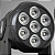 Kit 2 Moving Head Led Wash 7 Leds 12w Rgbw Quadriled 84w Automatico Ritmico Dmx Iluminacao Profissional - 127/220v - Imagem 3
