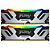 Memória RAM Kingston Fury Renegade DDR5 32GB (2x16GB) 6400 MT/s RGB - Preto / Prata (KF564C32RSAK2-32) - Imagem 1