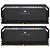 Memória Corsair Dominator Platinum RGB, DDR5 32GB (2x16GB), 6400 MT/s, C/DissiPador, para Intel, CMT32GX5M2B6400C32, Preto - Imagem 1