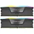 Memória RAM Corsair Vengeance RGB DDR5 32GB (2x16GB) 6000 MT/s - Cinza (CMH32GX5M2D6000Z38) - Imagem 1