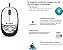 Mouse Logitech Laser M105 Biala Com Fio USB - Imagem 5