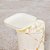 Porta Cotonete ou Algodão de Plástico Classic Fosca Mármore Branco - Imagem 3
