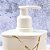 Porta Sabonete Líquido de Plástico 420 ml Classic Fosca Mármore Branco - Imagem 3