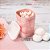 Jogo Utensílios Para Lavabo Banheiro Plasutil Mármore Rosa Kit 4 Itens - Imagem 3