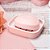 Jogo Utensílios Para Lavabo Banheiro Plasutil Mármore Rosa Kit 4 Itens - Imagem 5
