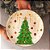 Prato de Jantar Pingos de Natal Cerâmica - Imagem 2