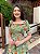 Vestido florido com lastex (Verde) - Imagem 3