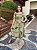 Vestido florido com lastex (Verde) - Imagem 2