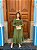 Vestido com lastex - Manga longa (Verde Militar) - Imagem 1