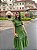 Vestido com recorte em griper (Verde) - Imagem 1
