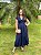 Vestido transpassado (Azul Marinho) - Imagem 1