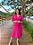 Vestido transpassado (crepe dunna) - Pink - Imagem 1