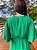 Vestido transpassado (crepe dunna) - Verde - Imagem 4