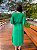 Vestido transpassado (crepe dunna) - Verde - Imagem 5