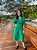 Vestido transpassado (crepe dunna) - Verde - Imagem 7
