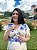 Vestido longo transpassado (Azul) - Imagem 4