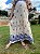 Vestido longo transpassado (Azul) - Imagem 6