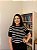 Blusa de modal com listra (Preto/Branco) - Imagem 3