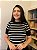 Blusa de modal com listra (Preto/Branco) - Imagem 1