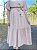 Vestido transpassado liso (Areia) - Imagem 4