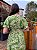 Vestido longo transpassado estampado (Verde) - Imagem 2