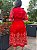 Vestido Estampado (Vermelho) - Imagem 3