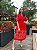 Vestido Estampado (Vermelho) - Imagem 1