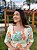 Vestido Florido (Verde e Laranja) - Imagem 2