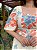 Vestido Florido (Azul e Pêssego) - Imagem 5