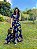 Vestido longo florido (Azul marinho) - Imagem 1