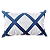 Almofada Baguete 30x50 Deminas- Coleção Despertar Cru - Azul - Imagem 1